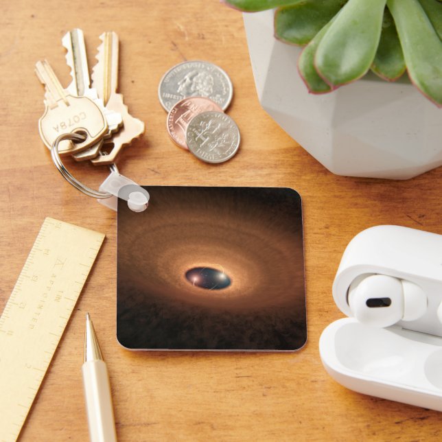 Disc Of Dusty Material Leftover From Star Forming Keychain (Desk)