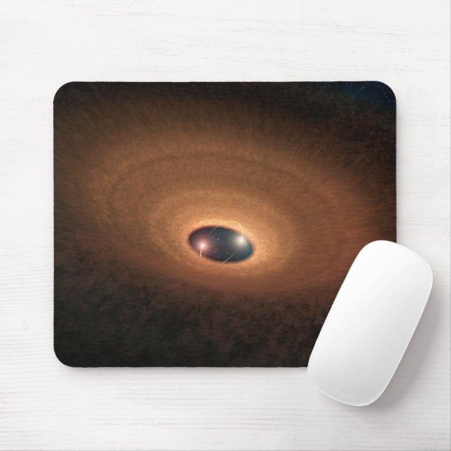 Disc Of Dusty Material Leftover From Star Forming Mouse Pad (With Mouse)
