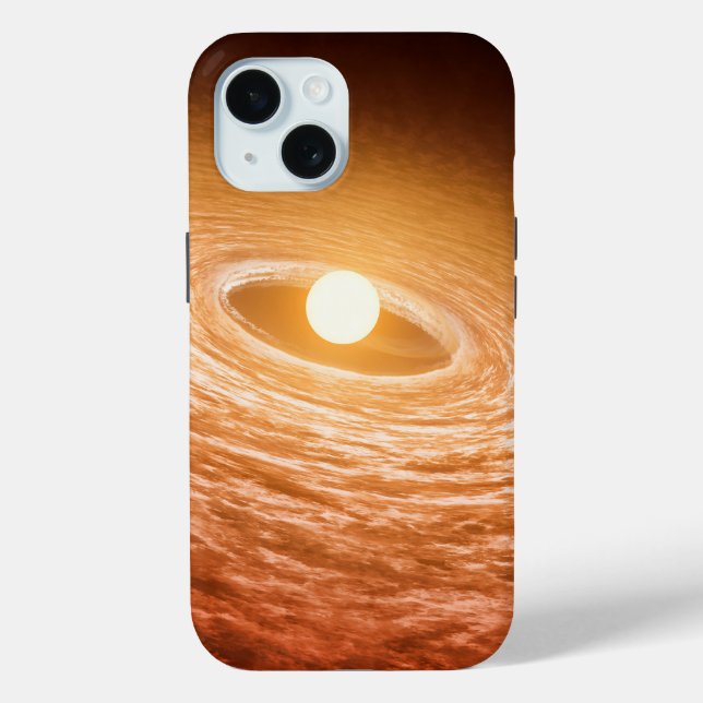 Disc Of Material Surrounding Star Fu Orionis. Case-Mate iPhone Case (Back)