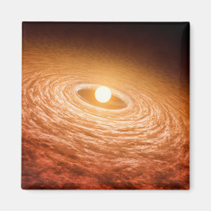 Disc Of Material Surrounding Star Fu Orionis. Magnet