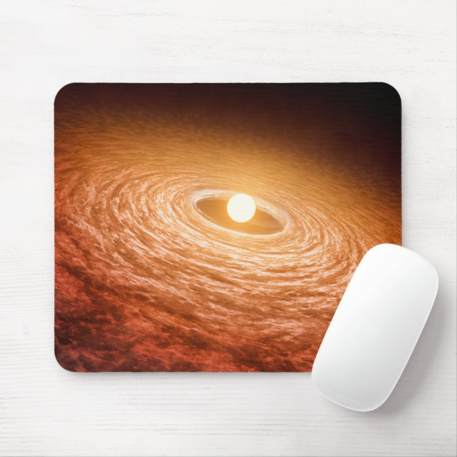 Disc Of Material Surrounding Star Fu Orionis. Mouse Pad (With Mouse)