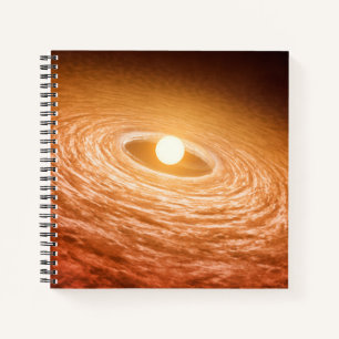 Disc Of Material Surrounding Star Fu Orionis. Notebook
