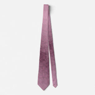 Disc Pattern 02.Grey Pink BG Tie