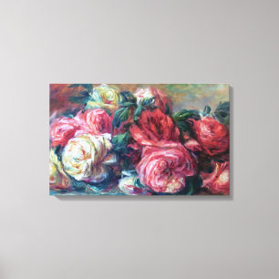 Discarded Roses  Renoir Fine Art Canvas Print