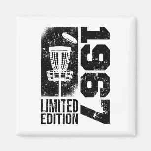 Discgolf Vintage 1967 Birthday Disc-golfing Game D Magnet