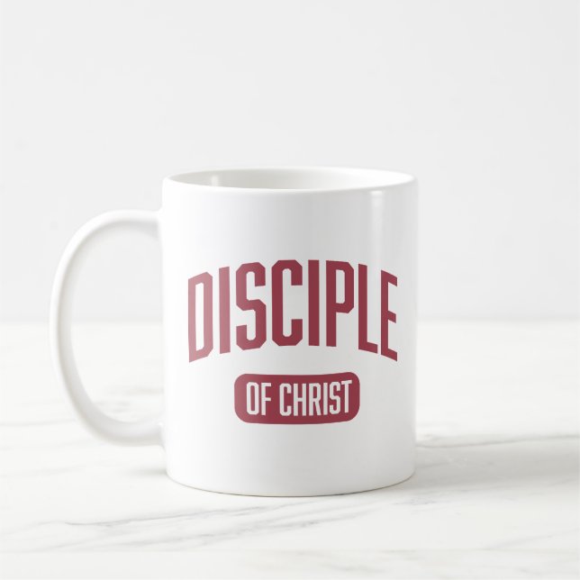 Disciple Burgundy Mug (Left)