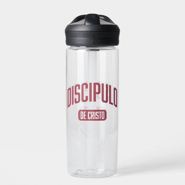 Disciple Burgundy Spanish Water Bottle (Front)