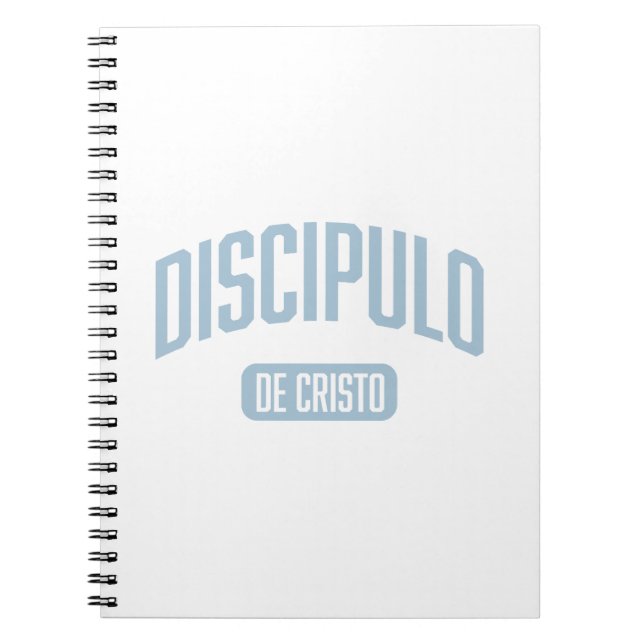 Disciple Light Blue Spiral Notebook Spanish (Front)