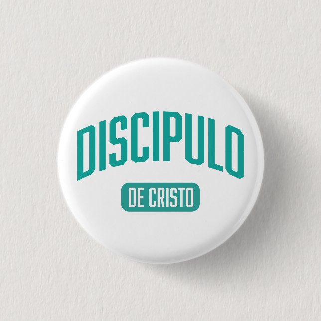 Disciple Seagreen Button Spanish (Front)
