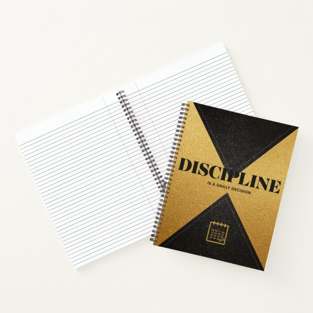 Discipline Builds Everything | Fitness Motivation  Notebook (Inside)