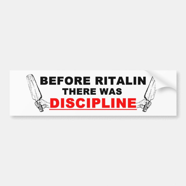 Discipline Bumper Sticker (Front)