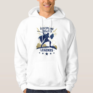 Discipline Creates Legends Hoodie – Motivational