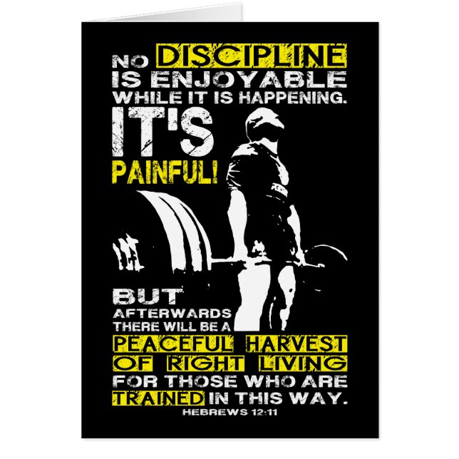 DISCIPLINE - Deadlift Workout Motivational (Front)