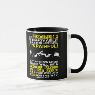 DISCIPLINE - Deadlift Workout Motivational Mug