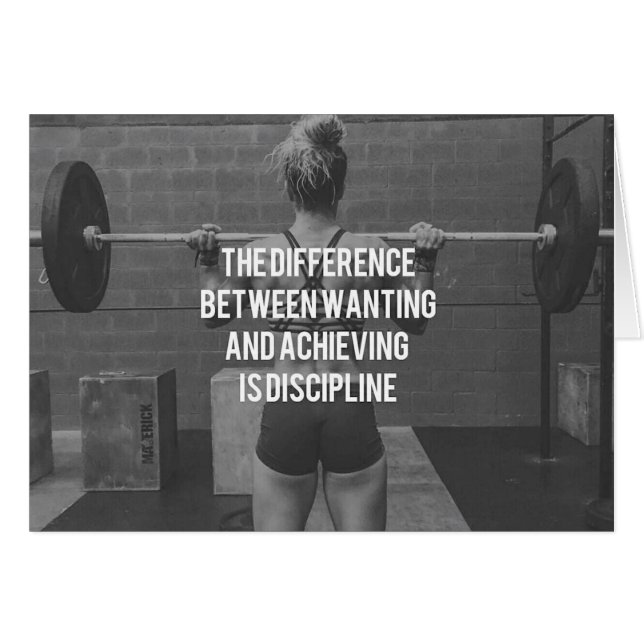 Discipline - Désir vs réalisation, condition physi (Devant horizontal)