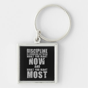 DISCIPLINE - Motivational Words Keychain