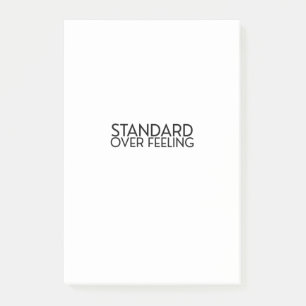 Discipline Over Motivation Minimalist  Post-it Notes