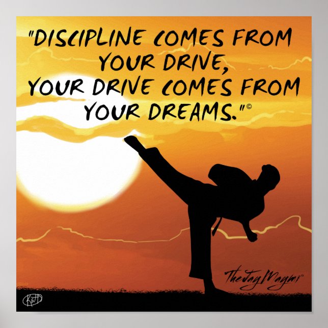 "Discipline" Poster (Front)