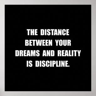 Discipline Quote Poster