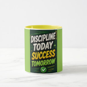 Discipline Today, Success Tomorrow Mug