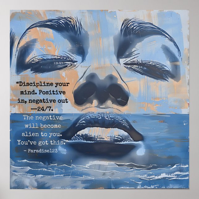 Discipline your Mind Poster (Front)