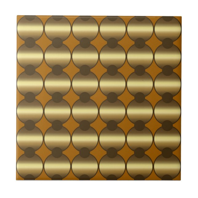 Disco 70s 60s Retro Mod Pop Culture Tile (Front)