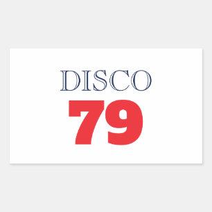 Disco 79 Pop Art Music Entertainment Retro Sticker
