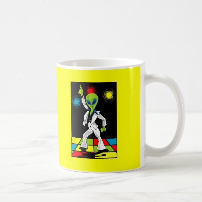 Disco Alien Coffee Mug (Right)