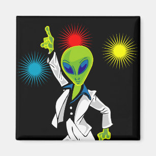 Disco Alien Magnet