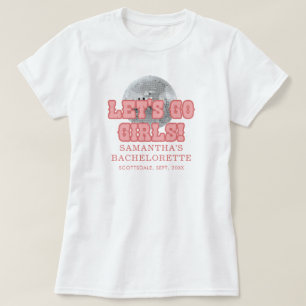 Disco Bachelorette Party Retro Matching Custom T-Shirt