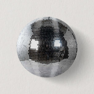 disco ball 1 inch round button