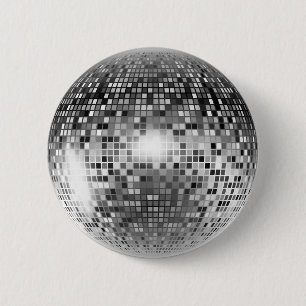 Disco Ball 2 Inch Round Button