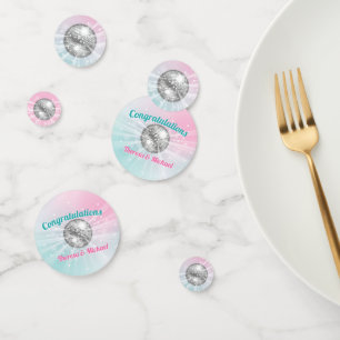 Disco Ball Baby Shower Groovy Confetti