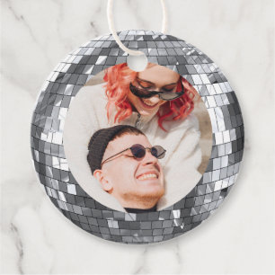 Disco Ball Christmas Fun and Love Favour Tags