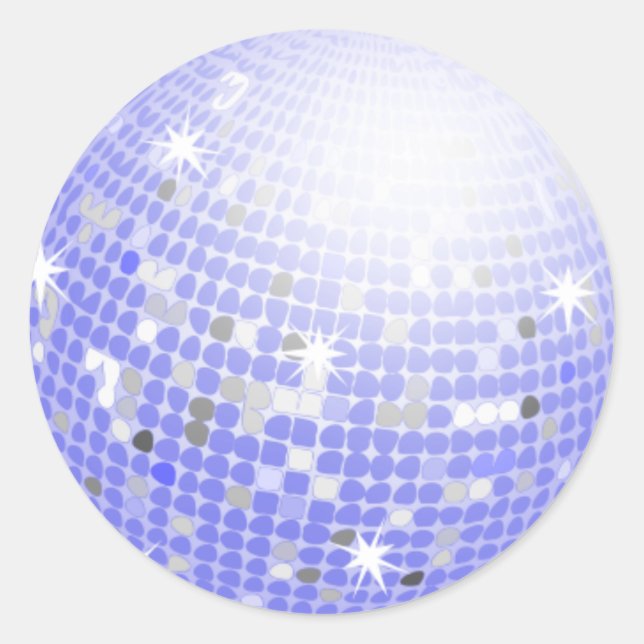 Disco Ball Classic Round Sticker (Front)