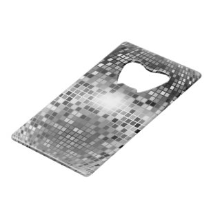 DISCO BALL CREDIT CARD BOTTLE OPENER