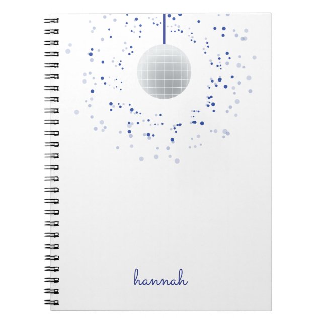 Disco Ball Dance Notebook (Front)