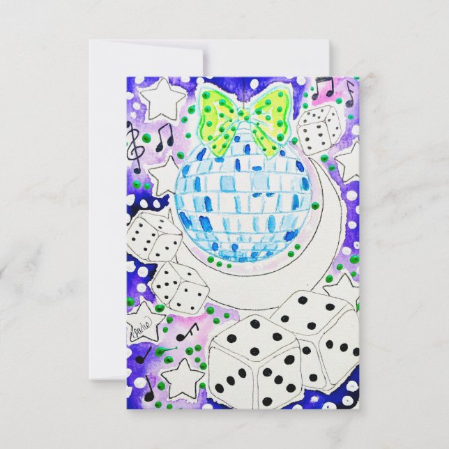 Disco Ball & Dice (Front)