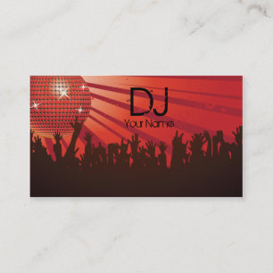 Disco Ball -DJ Business card