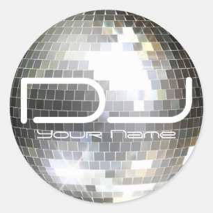Disco Ball DJ Sticker