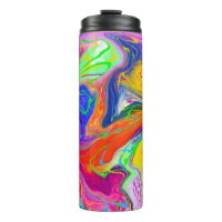 Disco Ball Electricity Marble Fluid Art  