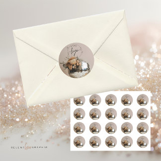 Disco Ball | Flowers |Aesthetic  Classic Round Sticker