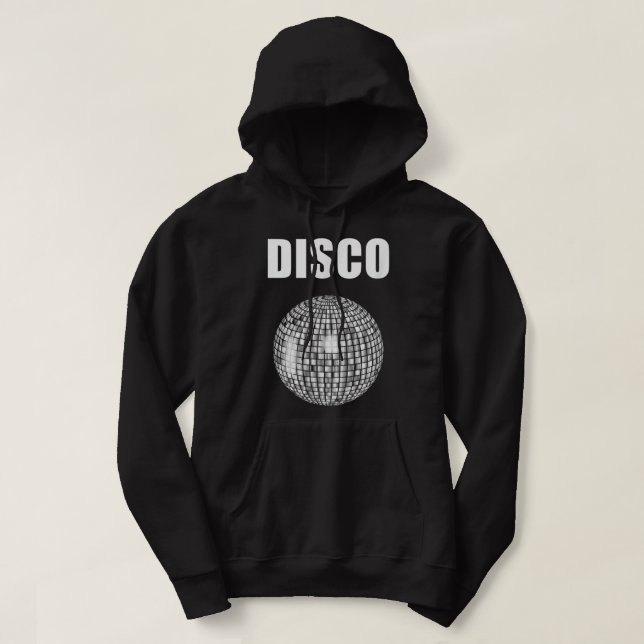 Disco Ball For Funky Soul Music Lovers Hoodie (Design Front)