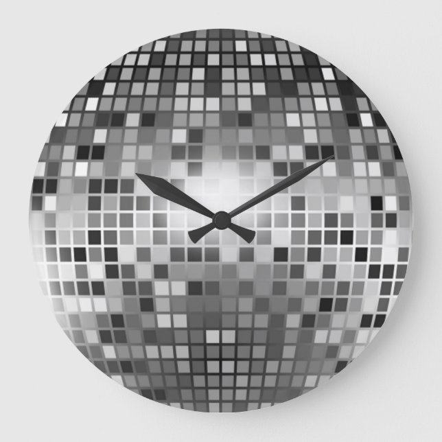 DISCO BALL LARGE CLOCK (Front)
