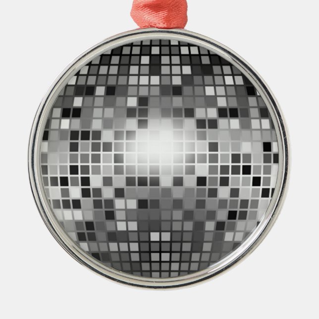 DISCO BALL METAL ORNAMENT (Front)