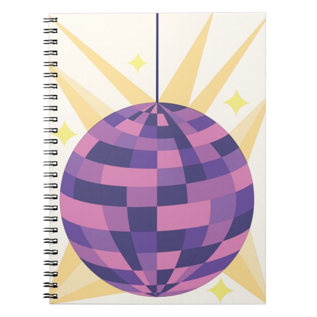 Disco Ball Notebook (Front)