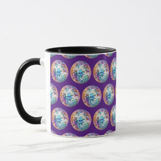 Disco Ball Pattern Mug (Left)