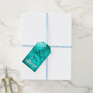 Disco Ball, Princess Coach & Horses 65th Birthday Gift Tags