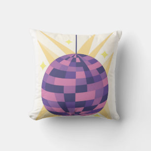 Disco Ball Throw Pillow