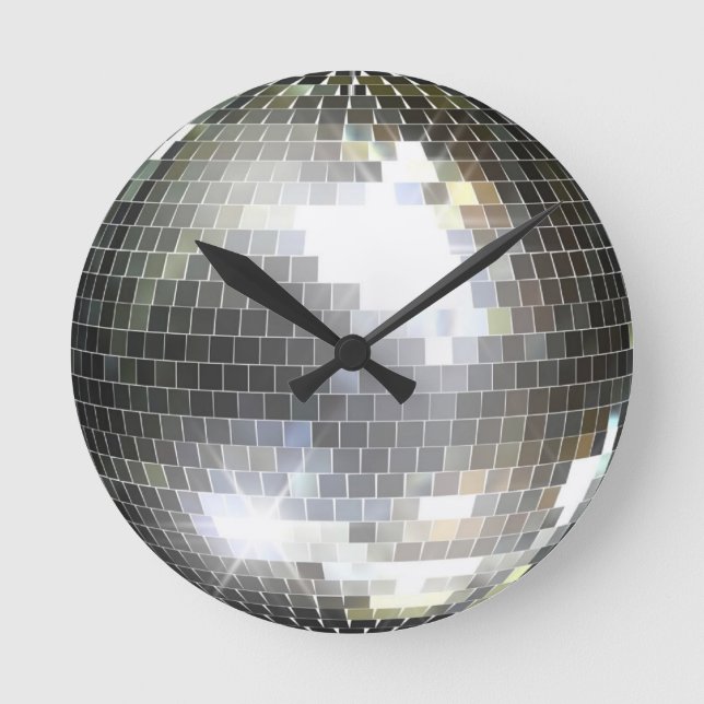Disco Ball Wall Clock (Front)